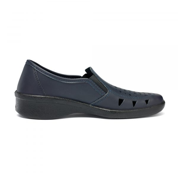 Pantofi piele Tellus 02-13, Albastru - imagine 5