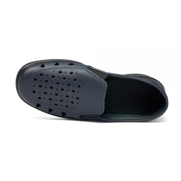 Pantofi piele Tellus 02-13, Albastru - imagine 7