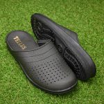 Papuci barbati Tellus 52-13, gri inchis