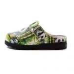 Saboti medicali dama 154542, Panda verde - imagine 4