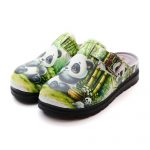 Saboti medicali dama 154542, Panda verde - imagine 2