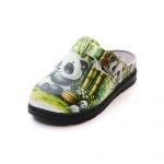 Saboti medicali dama 154542, Panda verde - imagine 5