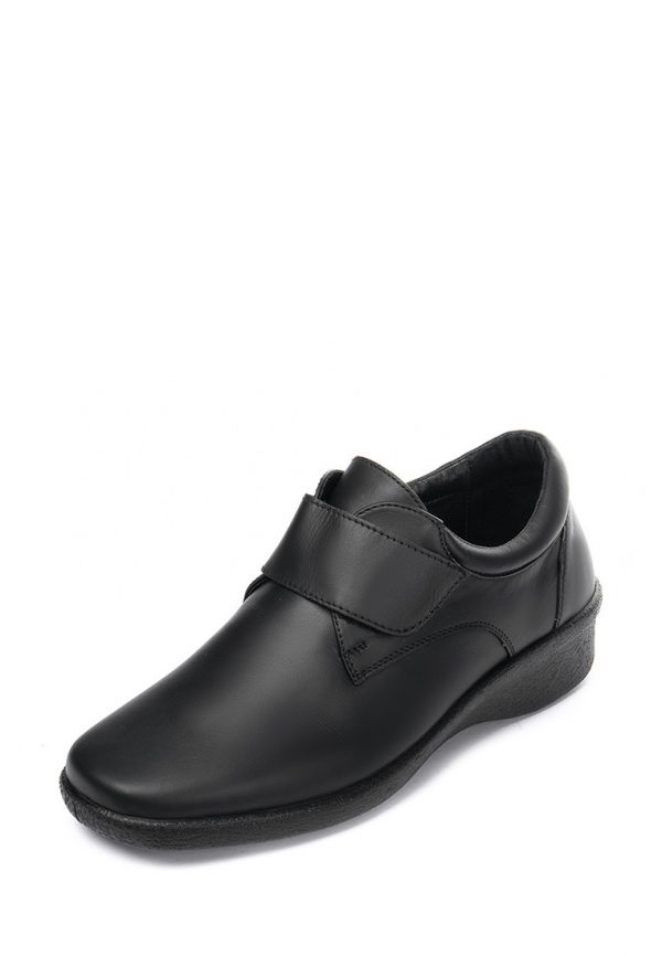 Ghete piele extra lat "TELLUS" 02-22, Negru - imagine 9