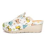 Saboti medicali dama "Tellus" 27-19,  Pisicute amprenta - imagine 5