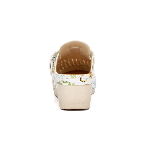 Saboti medicali dama "Tellus" 27-19,  Pisicute amprenta - imagine 7