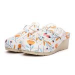 Saboti medicali dama "Tellus" 27-19,  Flori de toamna - imagine 2