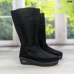 Cizme de iarna dama 3002, Negru - imagine 4