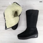 Cizme de iarna dama 3002, Negru - imagine 6