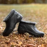 Galosi imblaniti barbati B-116, Negru