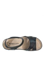 Sandale piele dama "Tellus" 25-07, Negru - imagine 7