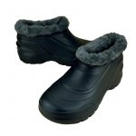 Galosi imblaniti barbati B-116, Negru - imagine 4