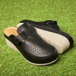 Saboti medicali piele dama Tellus 27-09, Negru