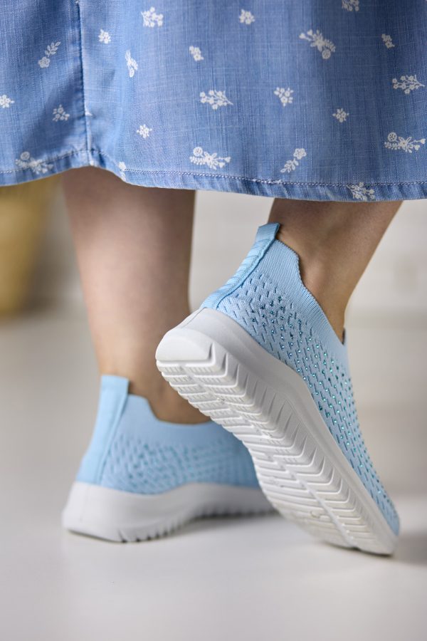 Pantofi sport dama  LL23156, Albastru - imagine 4