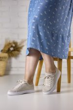 Pantofi sport dama W138584, Bej - imagine 2