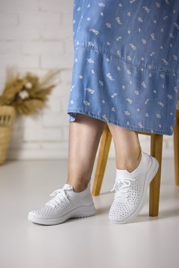 Pantofi sport dama  LL23189, Alb - imagine 2