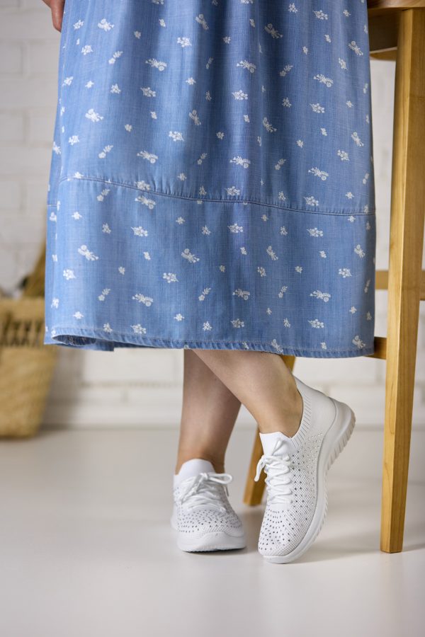 Pantofi sport dama  LL23189, Alb - imagine 3