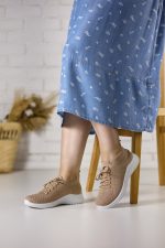 Pantofi sport dama  LL23189, Bej - imagine 3