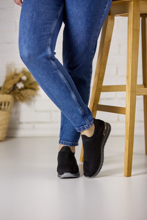 Pantofi sport dama  XY2778-1, Negru - imagine 3