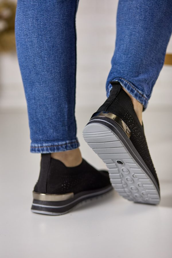 Pantofi sport dama  XY2778-1, Negru - imagine 4