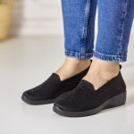 Pantofi dama plasa XY2887-1, Negru