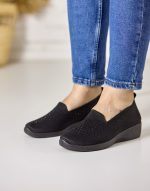 Pantofi dama plasa XY2887-1, Negru