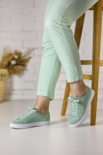 Pantofi sport dama W138584, Verde - imagine 2