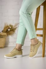 Pantofi sport dama  G05, Bej - imagine 2