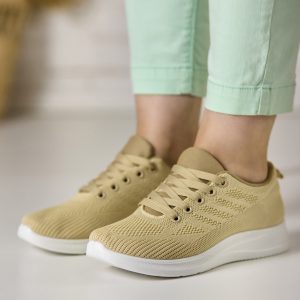Pantofi sport dama G05, Bej