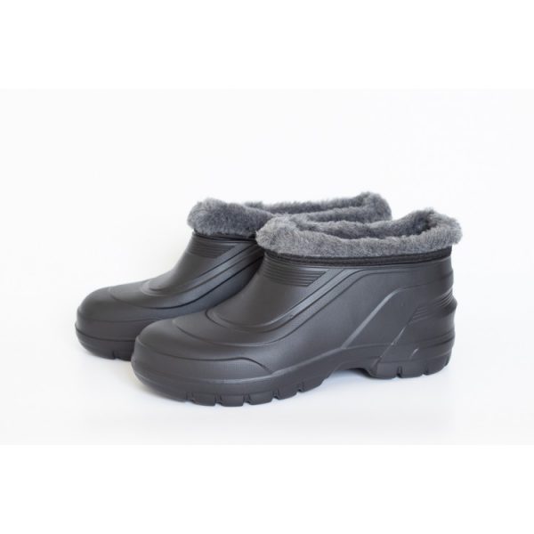 Galosi imblaniti barbati B-116, Negru - imagine 2